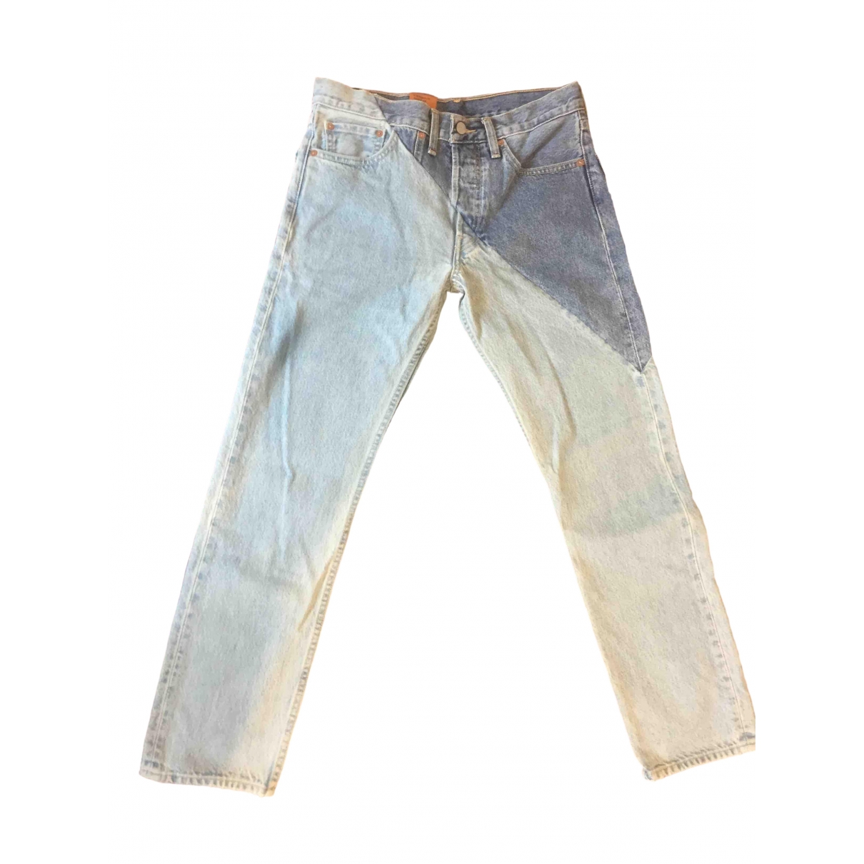 Straight jeans VETEMENTS X Levi's Blue 